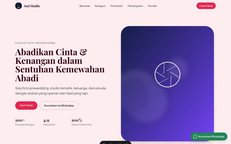 Template Blush Pastel